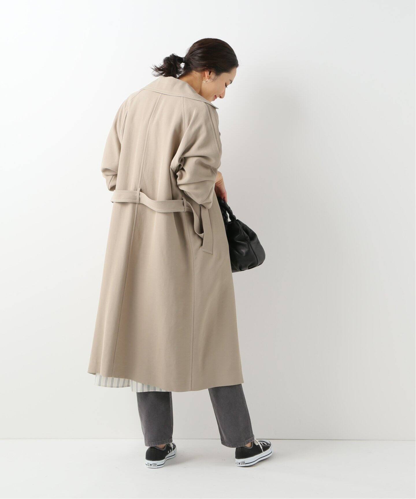 アセテートコットン オーバーチェスターコート◇（その他ブルゾン  