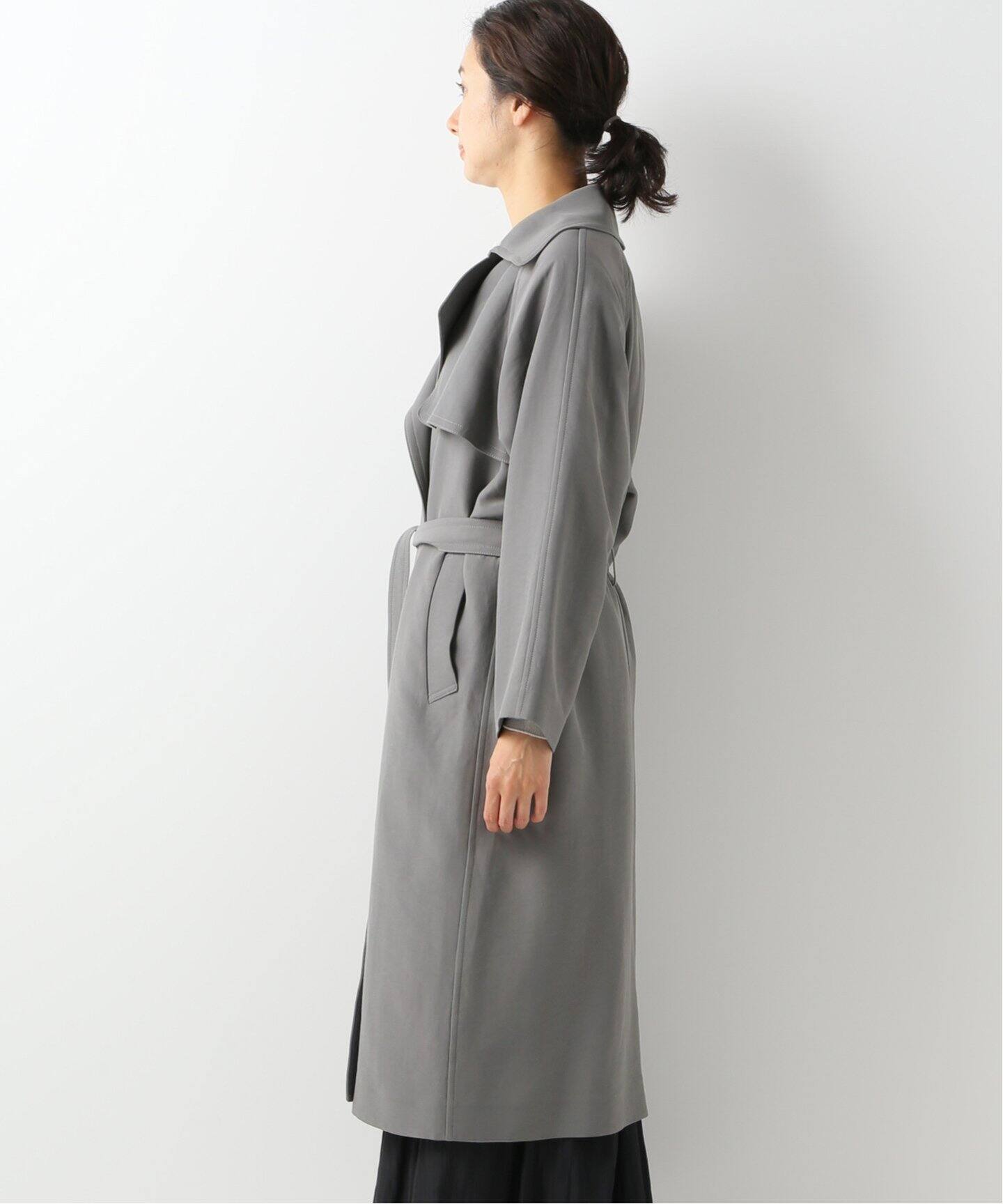 アセテートコットン オーバーチェスターコート◇（その他ブルゾン  