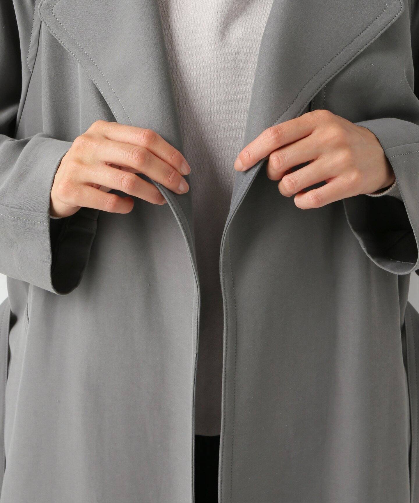 アセテートコットン オーバーチェスターコート◇（その他ブルゾン  