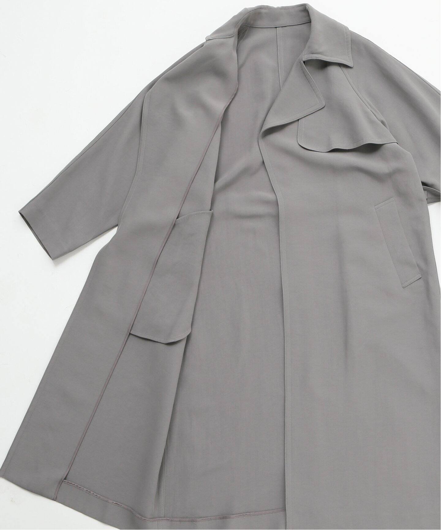 アセテートコットン オーバーチェスターコート◇（その他ブルゾン  