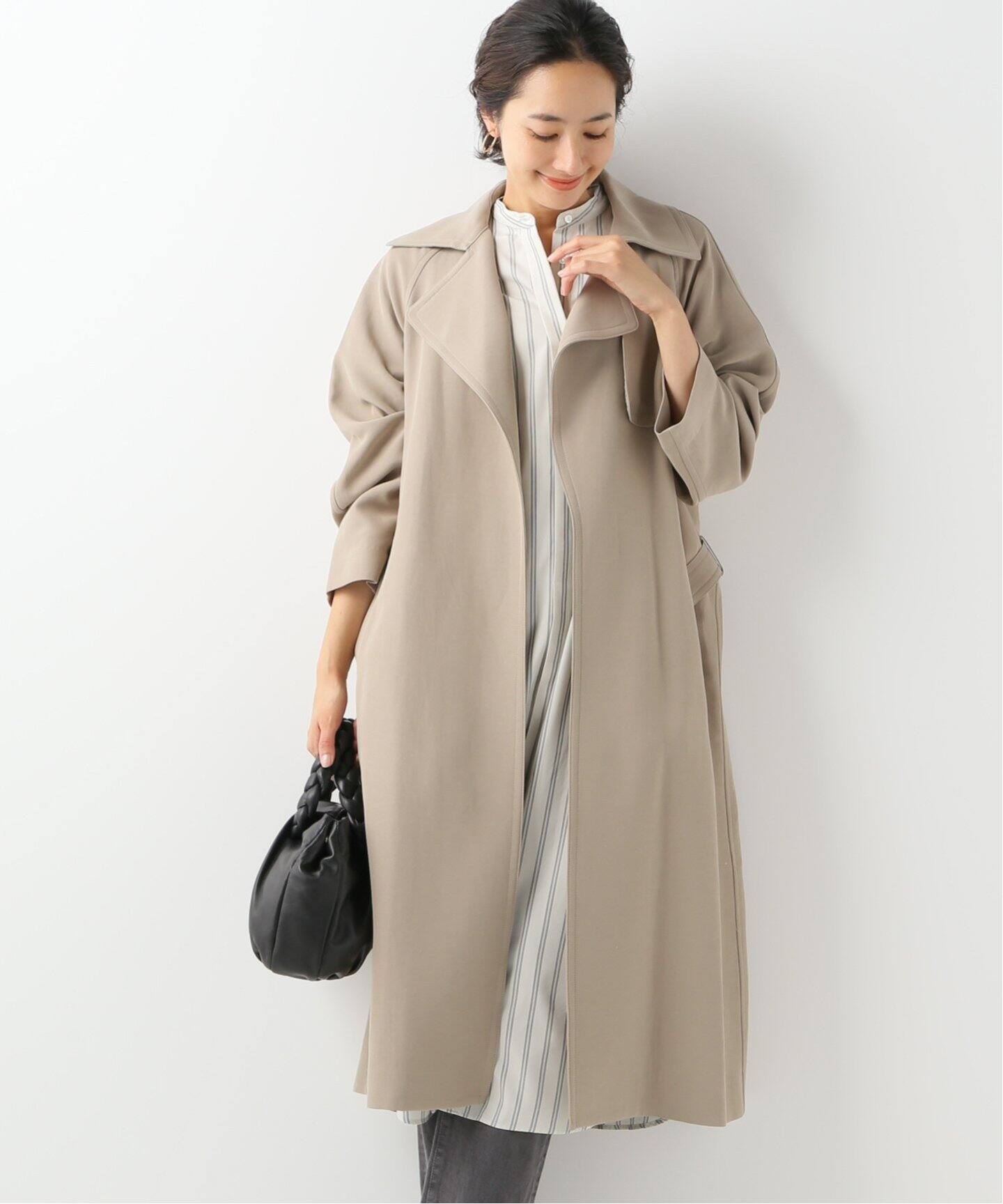 アセテートコットン オーバーチェスターコート◇（その他ブルゾン  