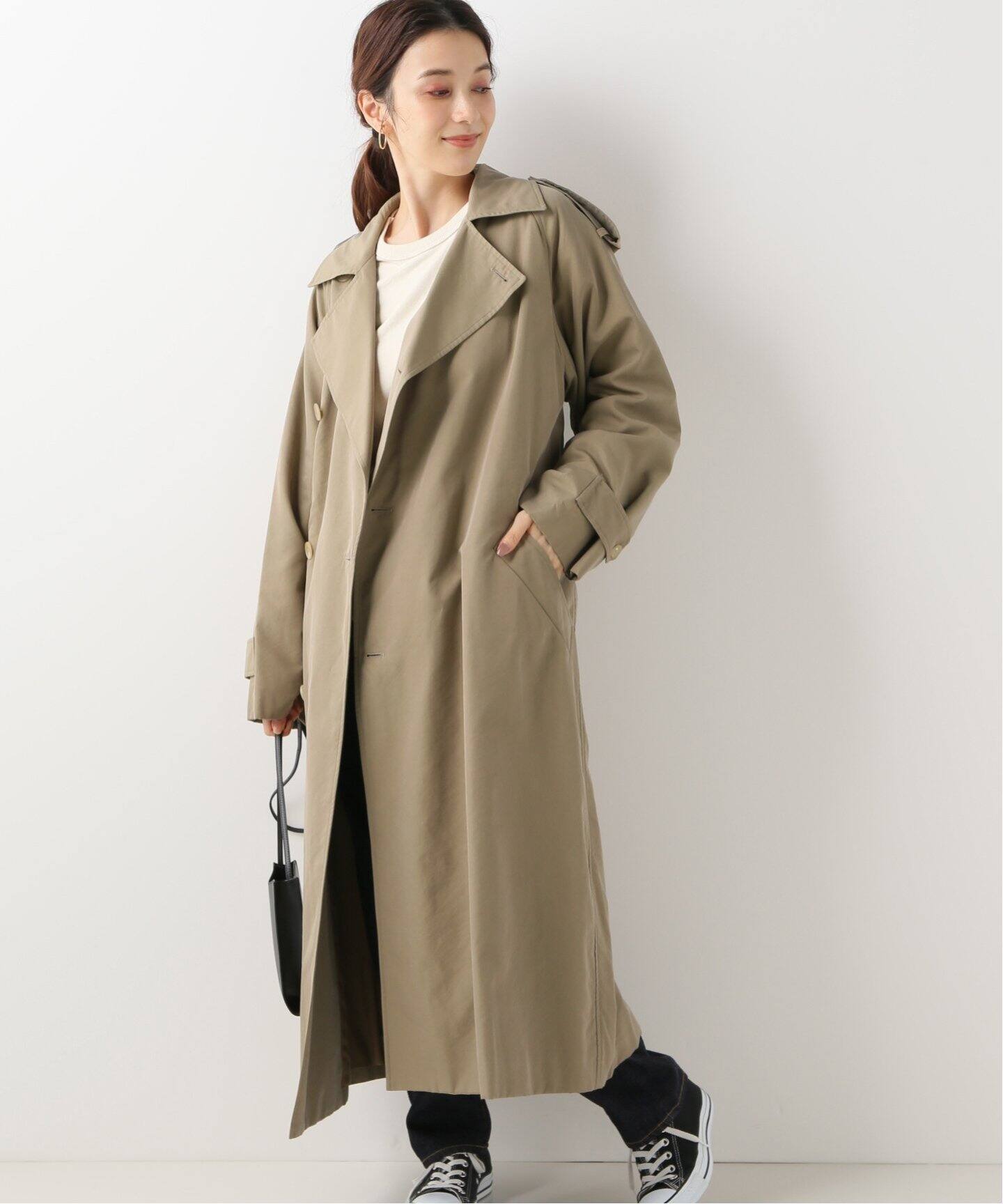 Auralee オーラリー Washed Finx Cupro Twill ロングコート Iena イエナ 公式のファッション通販 Baycrew S Store