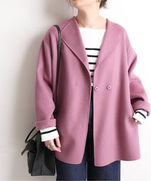 Hamilton ダブルフェイスウールショートコート Slobe Iena スローブ イエナ 公式のファッション通販 Baycrew S Store