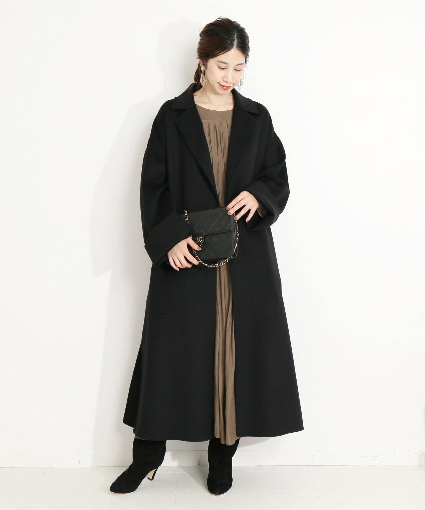 Super100 ダブルフェイス後ろタックコート◇|VERMEIL par iena ...