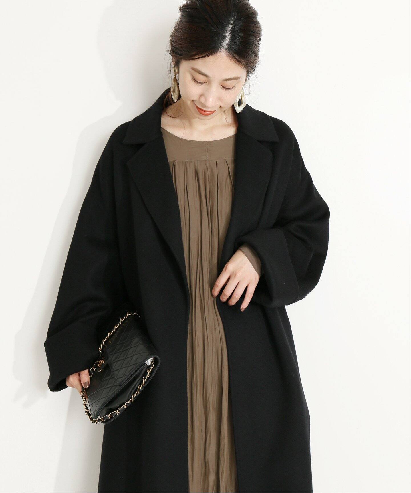Super100 ダブルフェイス後ろタックコート◇|VERMEIL par iena ...