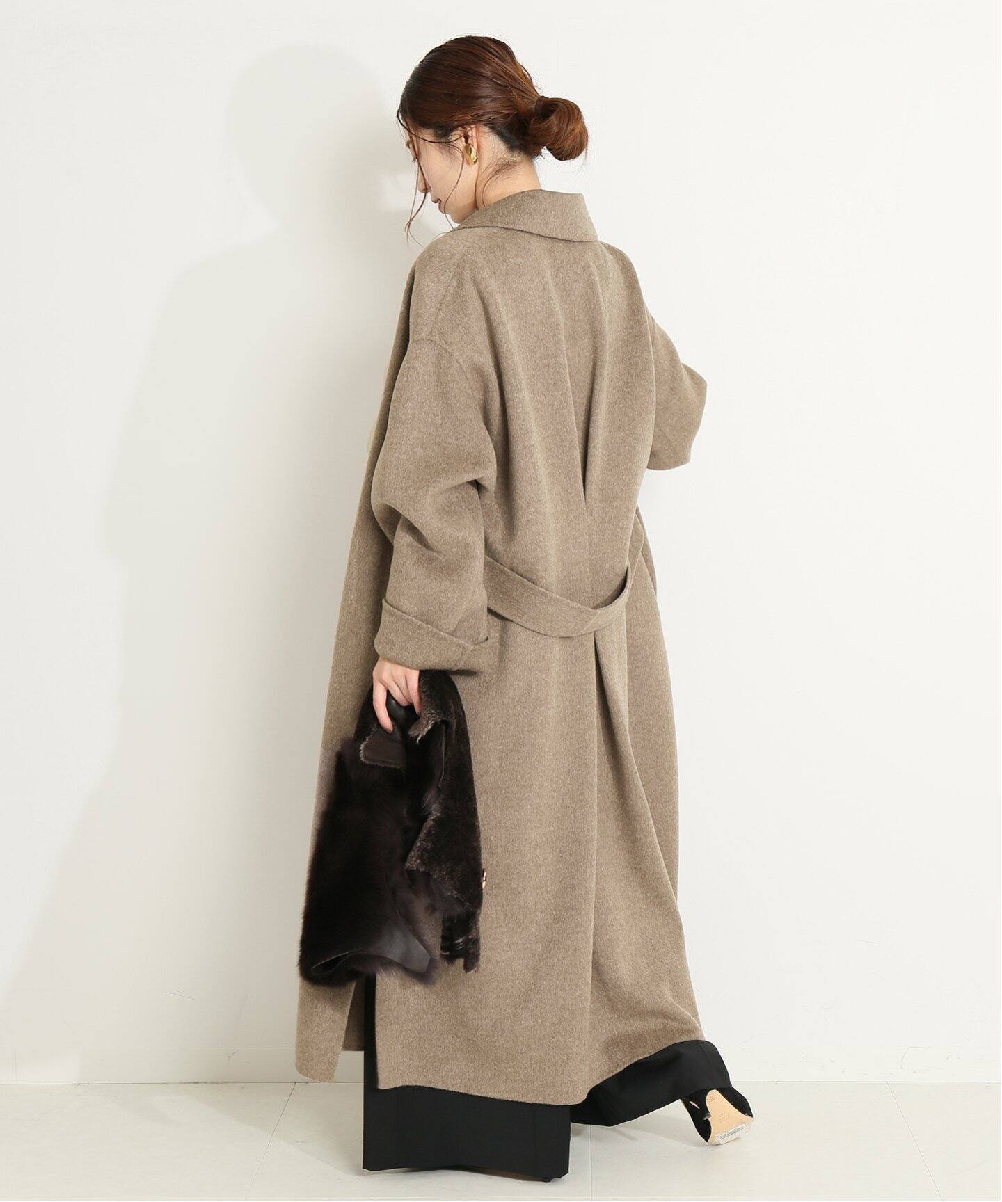 Super100 ダブルフェイス後ろタックコート◇|VERMEIL par iena ...