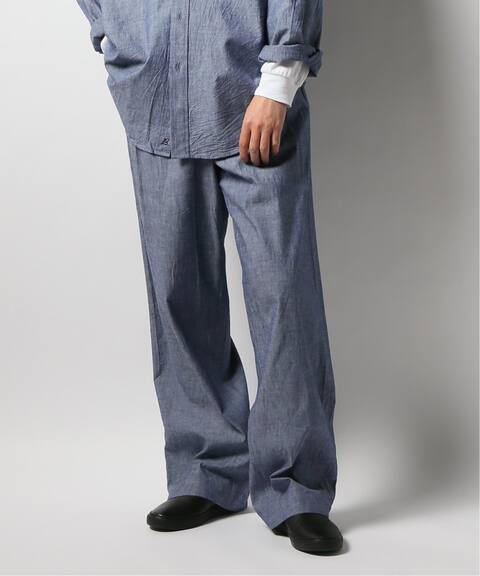 Madisonblue マディソンブルー 別注 Hwaist Pants Chambray L Echoppe レショップ 公式のファッション通販 20030050001910 Baycrew S Store