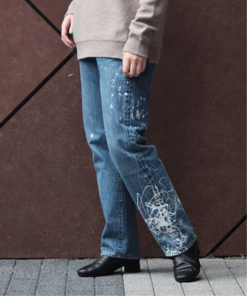 Kuro Futura Paint Denim Pants Boice From Baycrew S ボイスフロムベイクルーズ 公式のファッション通販 Baycrew S Store