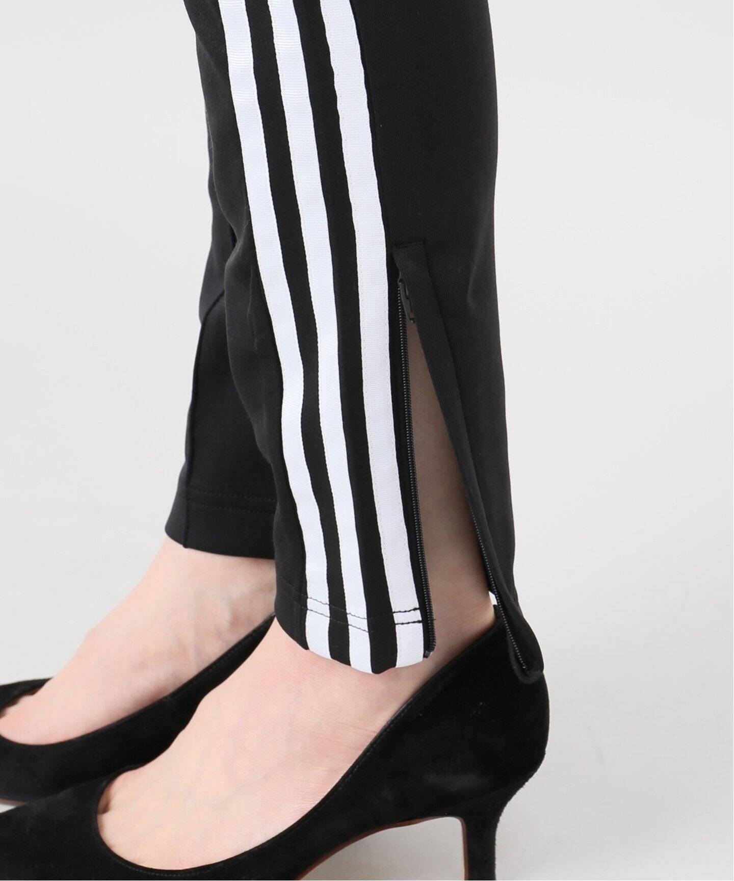 adidas track pants and heels