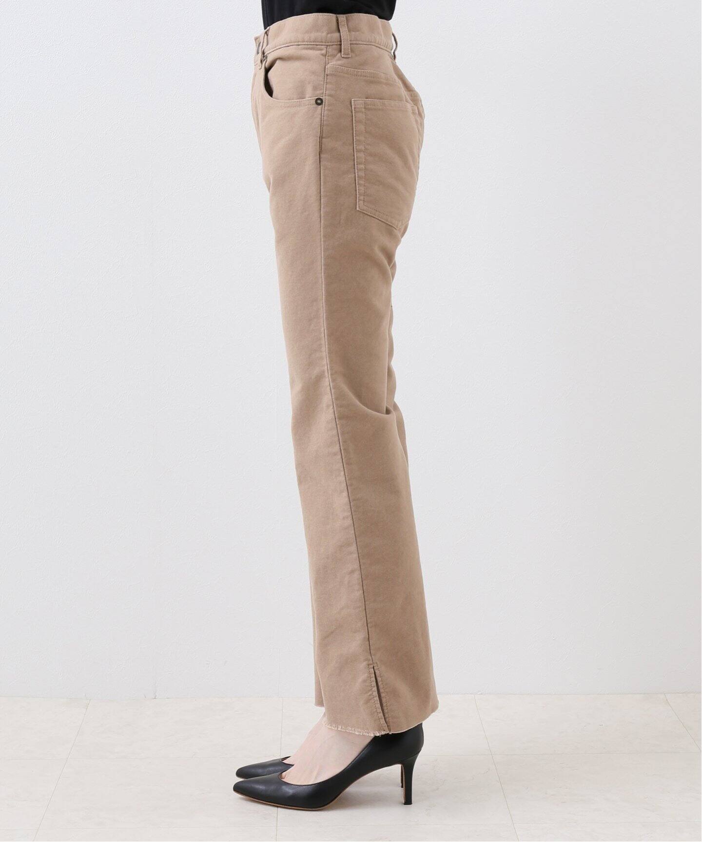 モールスキンスリムフレアパンツ◇（その他パンツ）｜Spick and Span 