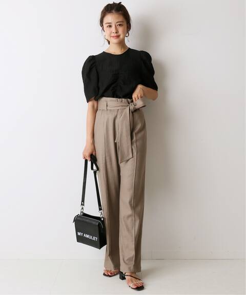 ハイウエストベルトパンツ U By Spick Span ユーバイスピックアンドスパン 公式のファッション通販 Baycrew S Store