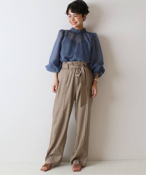 ハイウエストベルトパンツ U By Spick Span ユーバイスピックアンドスパン 公式のファッション通販 Baycrew S Store