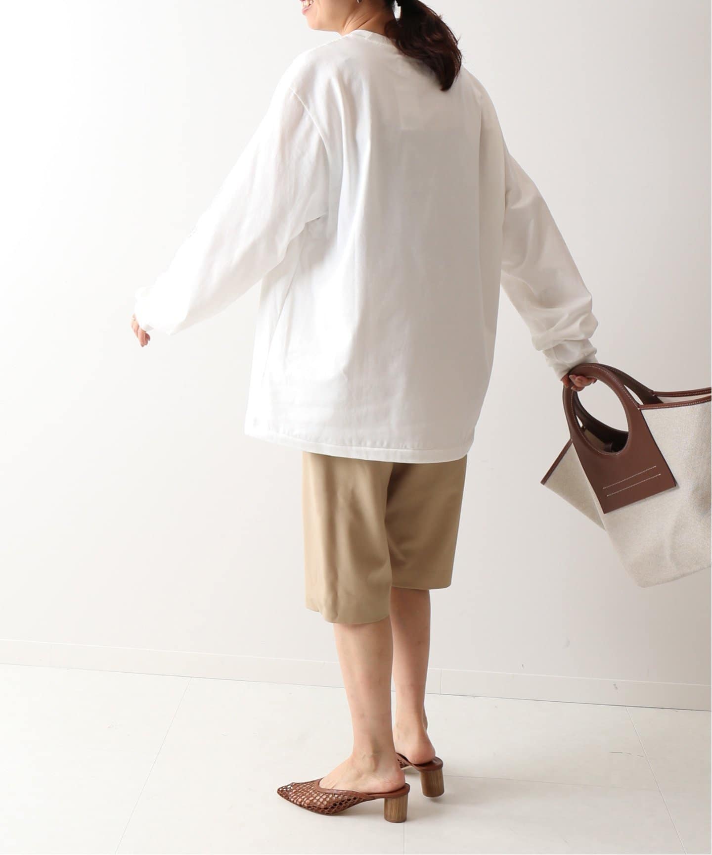 FRAMeWORK ショートパンツ キャメル スエットハーフパンツ（ショート・ハーフパンツ）｜FRAMeWORK