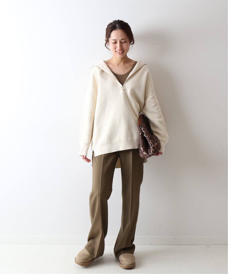 強撚ウールセミフレアパンツ◇（その他パンツ）｜FRAMeWORK  