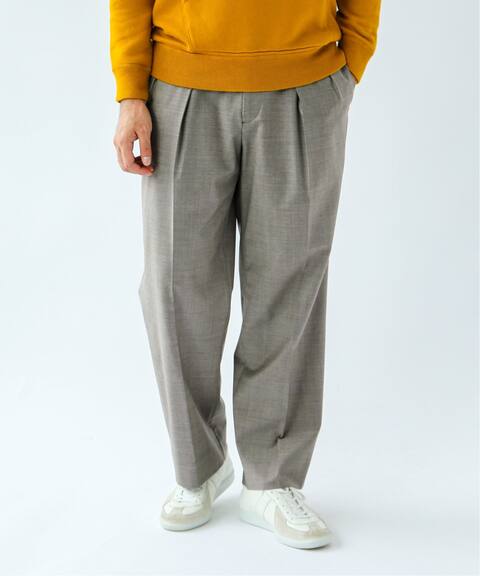 1s シルキーウール 2タック ワイドスラックス Edifice エディフィス 公式のファッション通販 Baycrew S Store