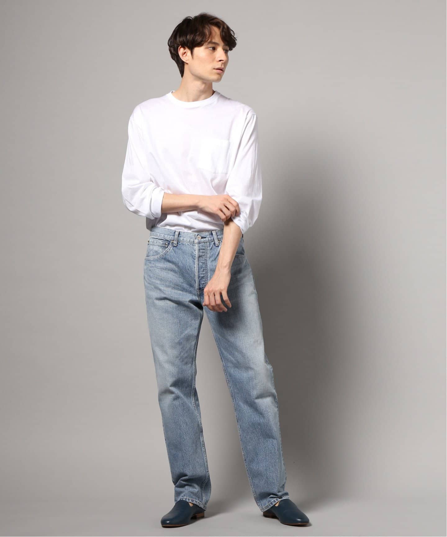 パンツ HERILL 5p DENIM SAX 12/23販売開始!!HERILL 15oz DENIM 5PK SAX WASH. | andPheb