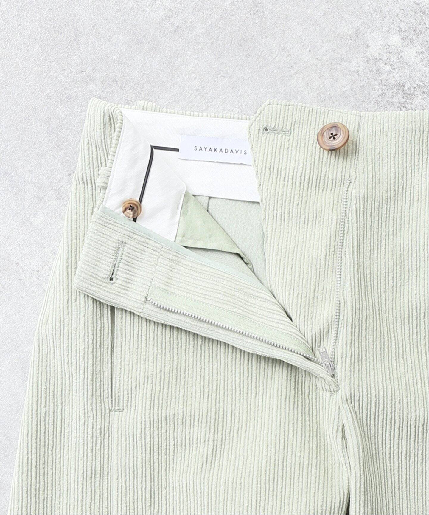 SAYAKADAVIS/サヤカ デイヴィス】 Cropped Staight Pants:パンツ ...
