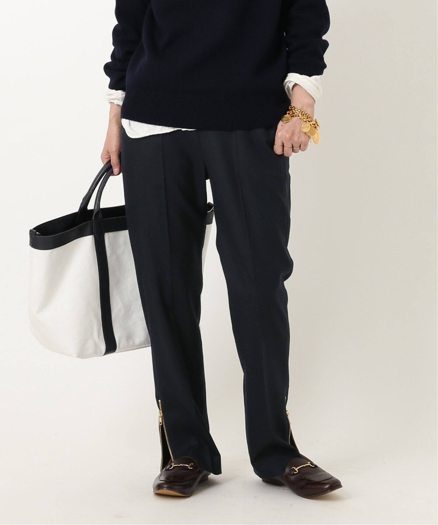 Everyday I Like Zip パンツ ネイビー Deuxieme Classe ドゥーズィエム クラス 公式のファッション通販 Baycrew S Store