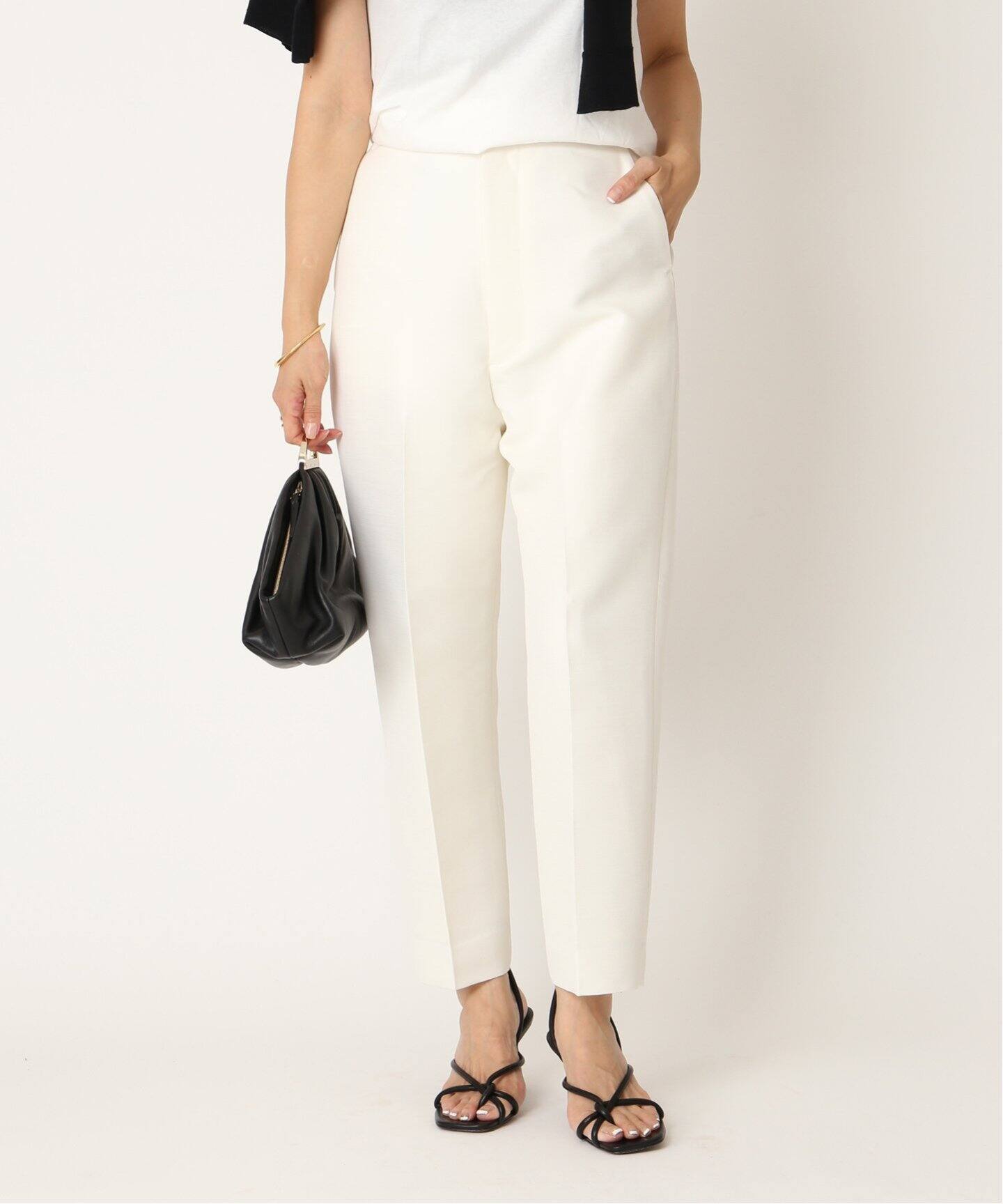 MADISONBLUE / マディソンブルー】ウールレーヨン サルエルパンツ  