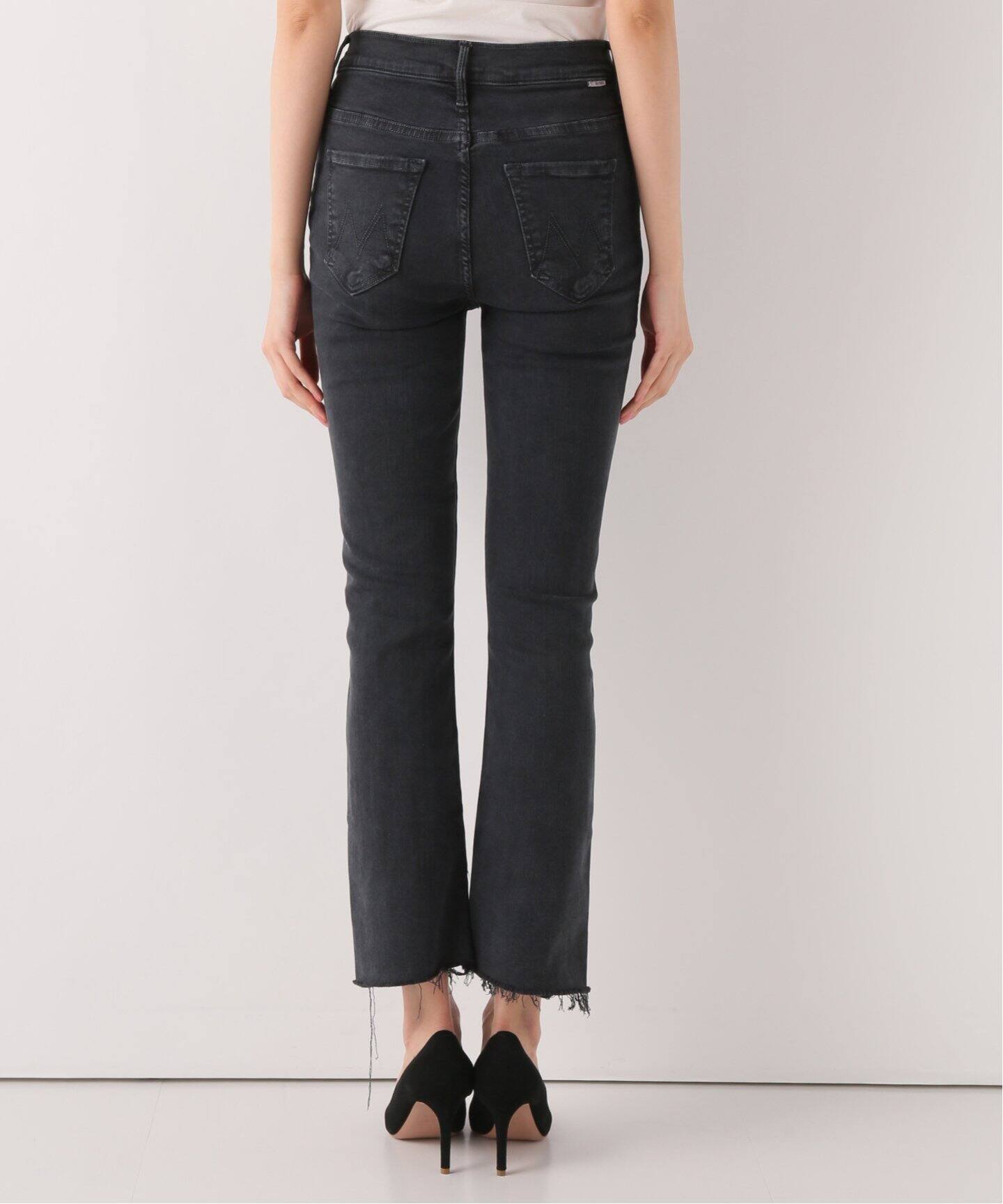 MOTHER/マザー】 FADED BLACK INSIDER CROP|Deuxieme Classe