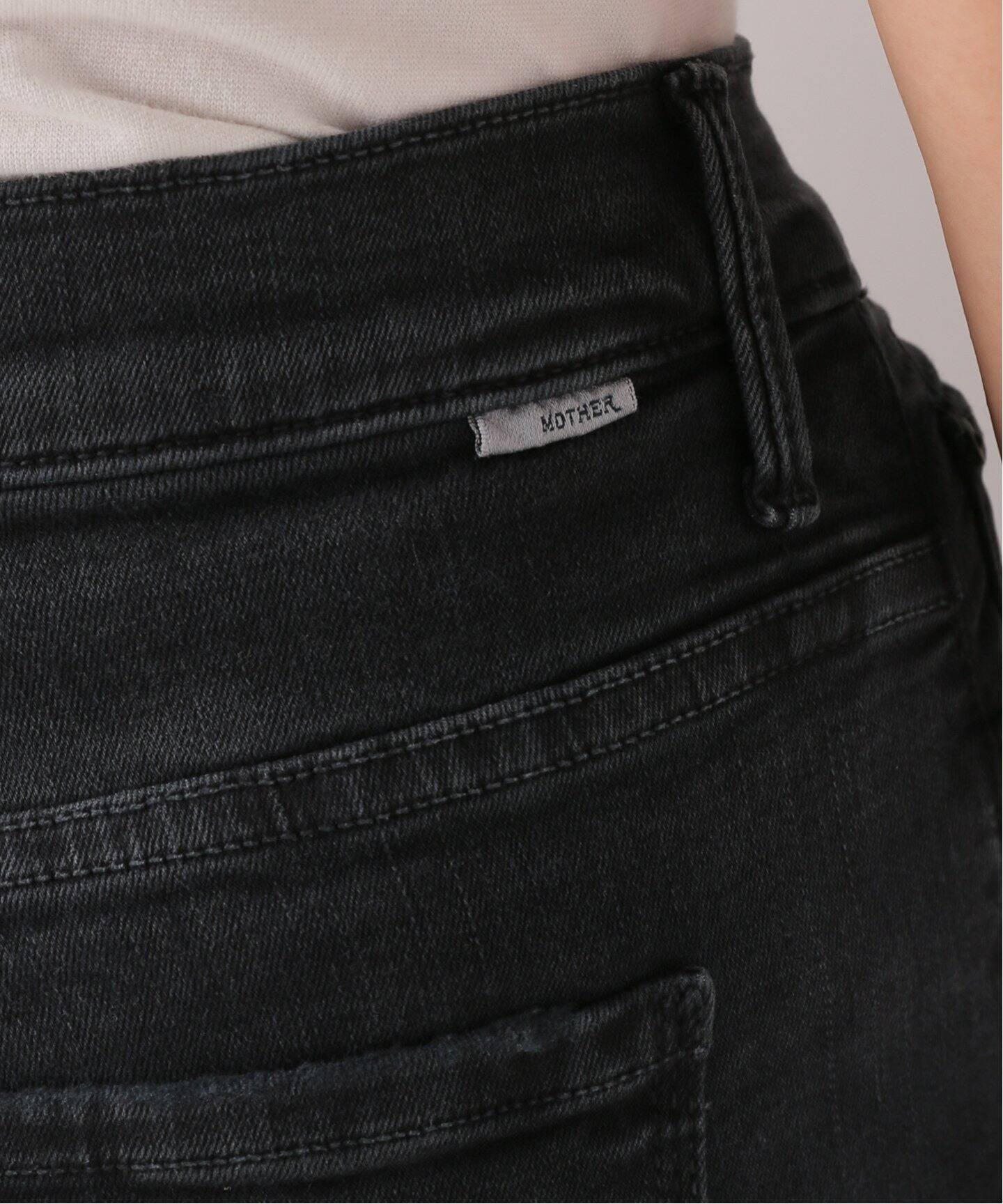 MOTHER/マザー】 FADED BLACK INSIDER CROP|Deuxieme Classe