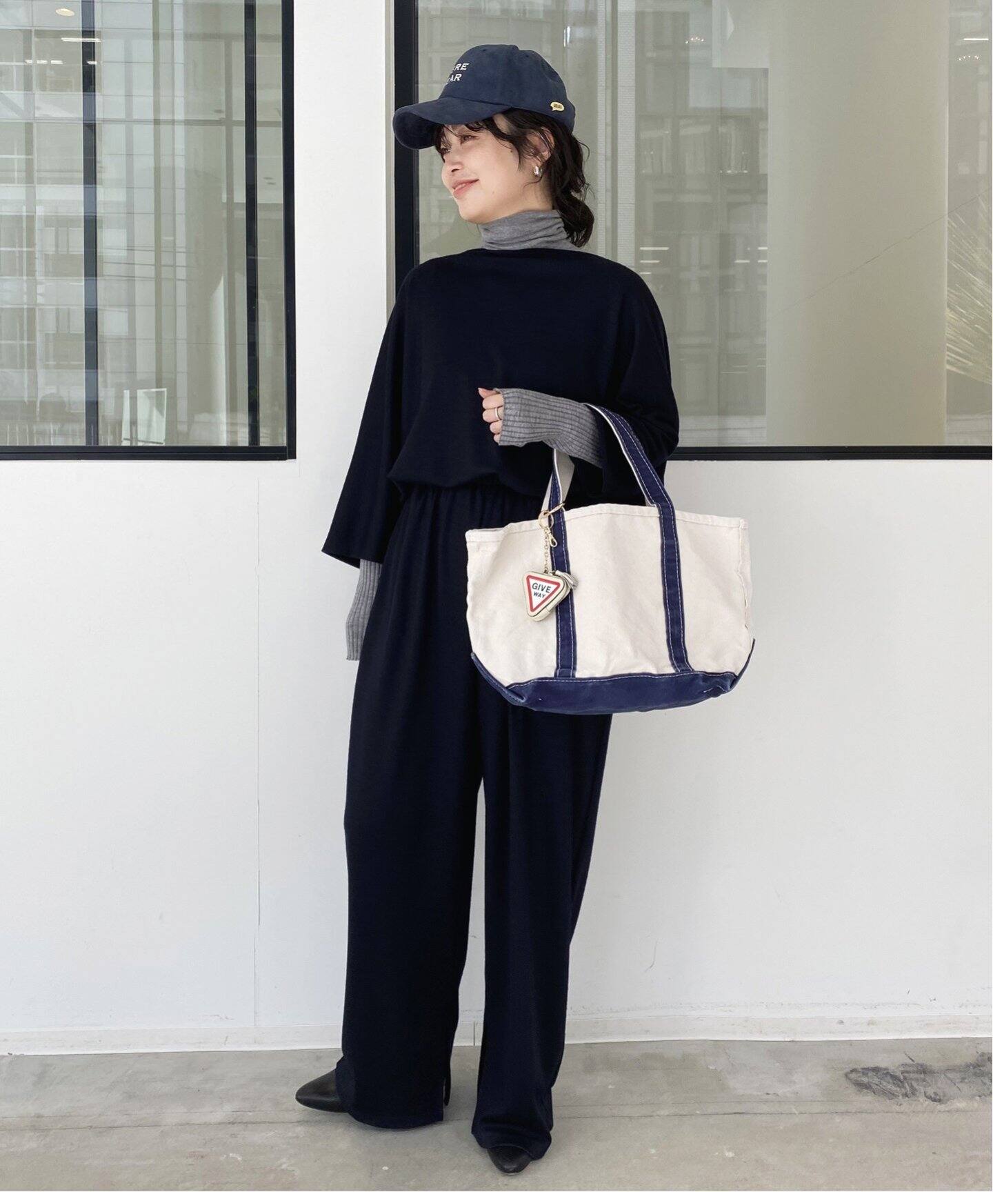 HAVEL studio/ハーヴェル スタジオ】WOOL JERSEY JUMPSUITS|L ...
