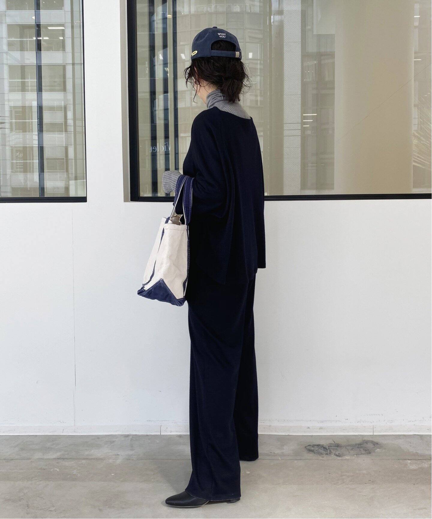 HAVEL studio/ハーヴェル スタジオ】WOOL JERSEY JUMPSUITS|L ...
