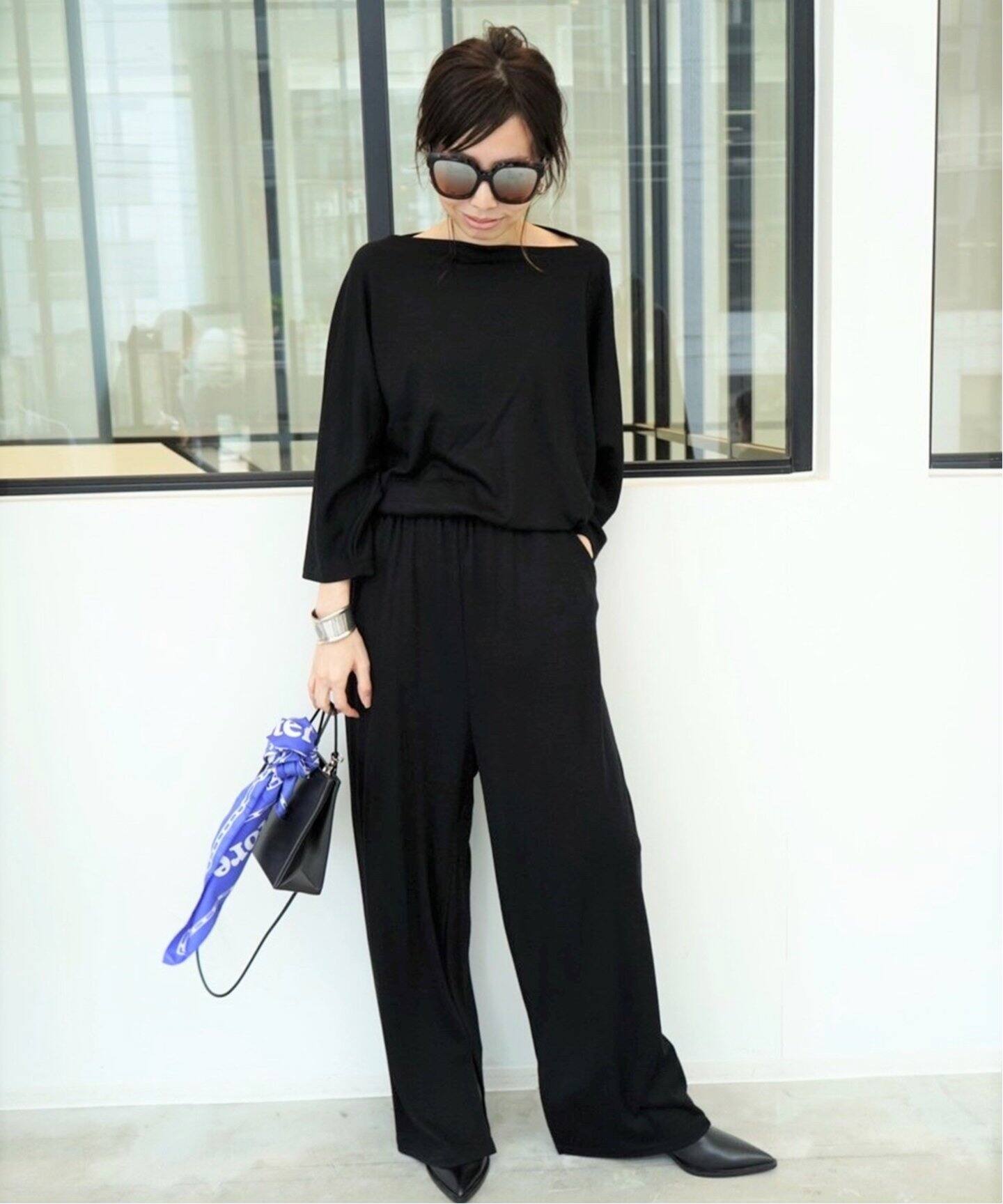 HAVEL studio/ハーヴェル スタジオ】WOOL JERSEY JUMPSUITS|L ...