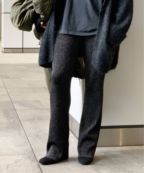 グリッターリブニットパンツ Ap Studio エーピーストゥディオ 公式のファッション通販 Baycrew S Store