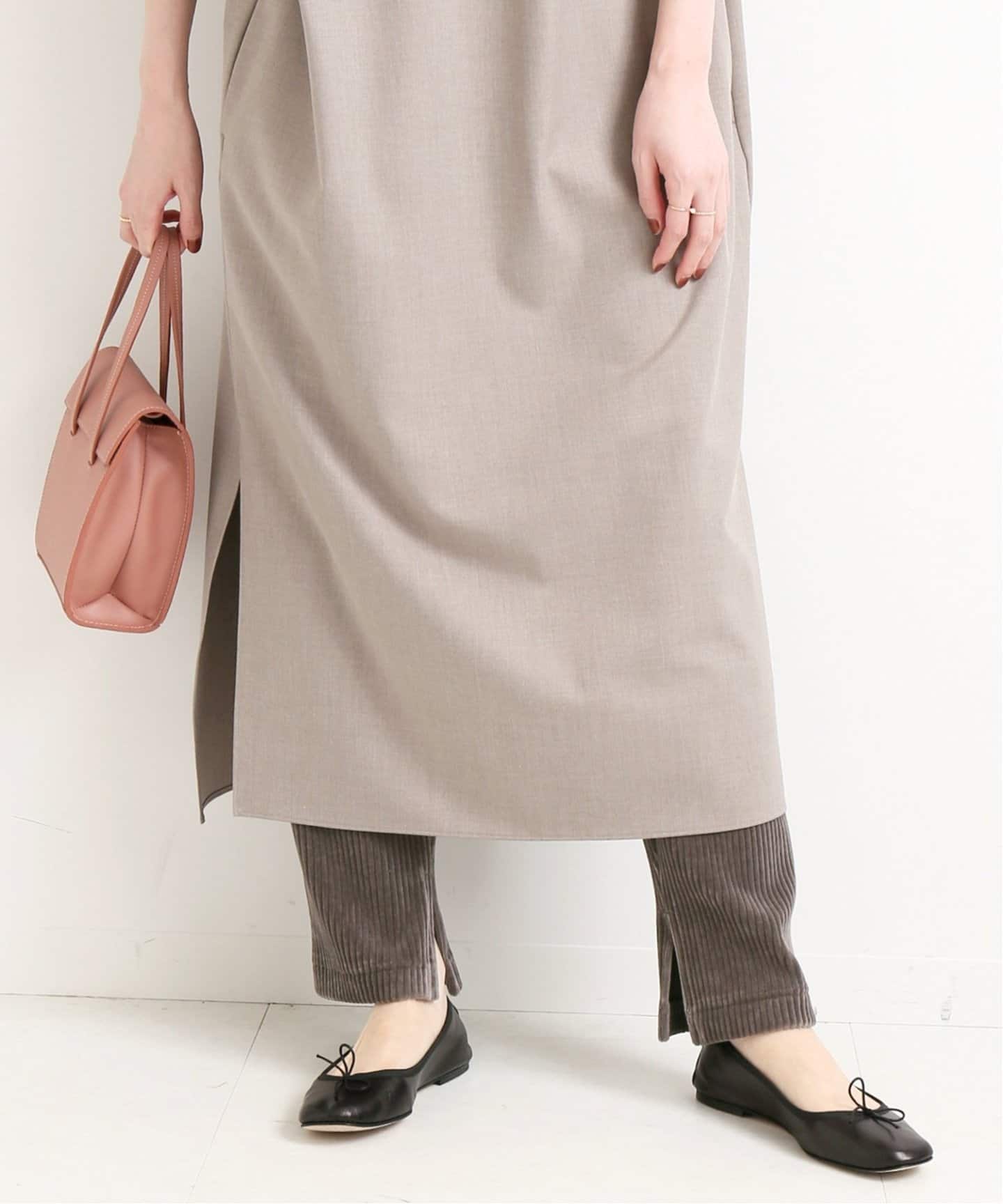 IENA 《追加》コーデュロイジャージスカート ホワイト 36サイズ 