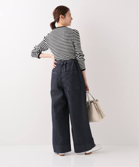 Tcデニムイージーワイドパンツ Iena イエナ 公式のファッション通販 Baycrew S Store