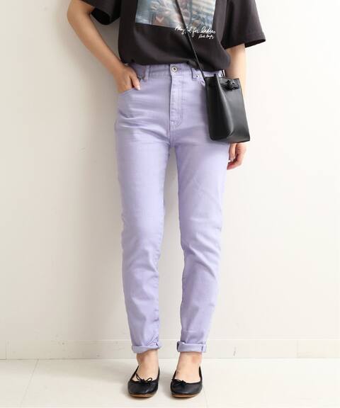 Le Denim ストレッチカラースキニーパンツ Slobe Iena スローブ イエナ 公式のファッション通販 Baycrew S Store