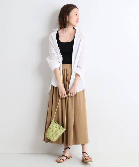 綿レーヨンワイドパンツ Slobe Iena スローブ イエナ 公式のファッション通販 Baycrew S Store