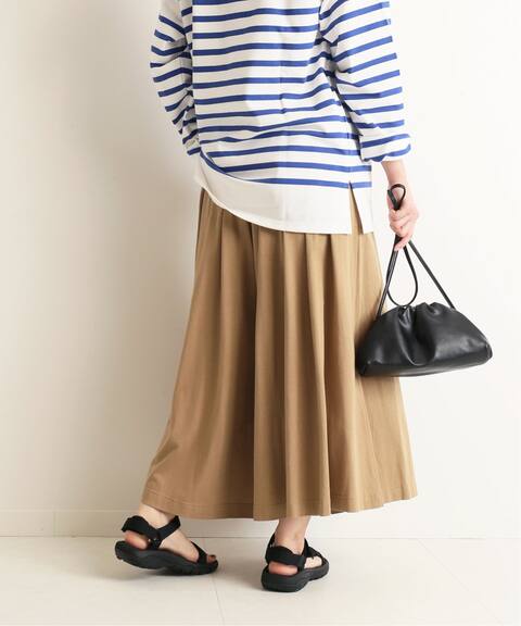 綿レーヨンワイドパンツ Slobe Iena スローブ イエナ 公式のファッション通販 Baycrew S Store
