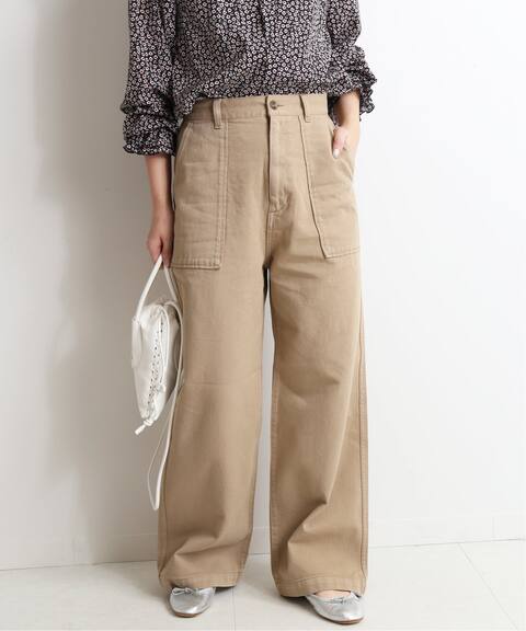 ハイウエストワイドフレアパンツ Slobe Iena スローブ イエナ 公式のファッション通販 Baycrew S Store