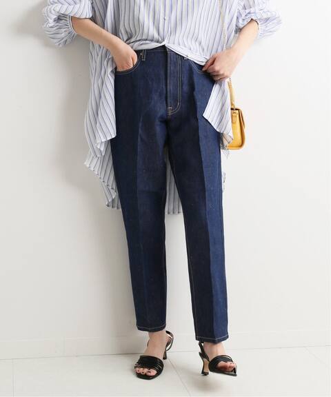 Le Denim センタープレスデニムパンツ Slobe Iena スローブ イエナ 公式のファッション通販 Baycrew S Store