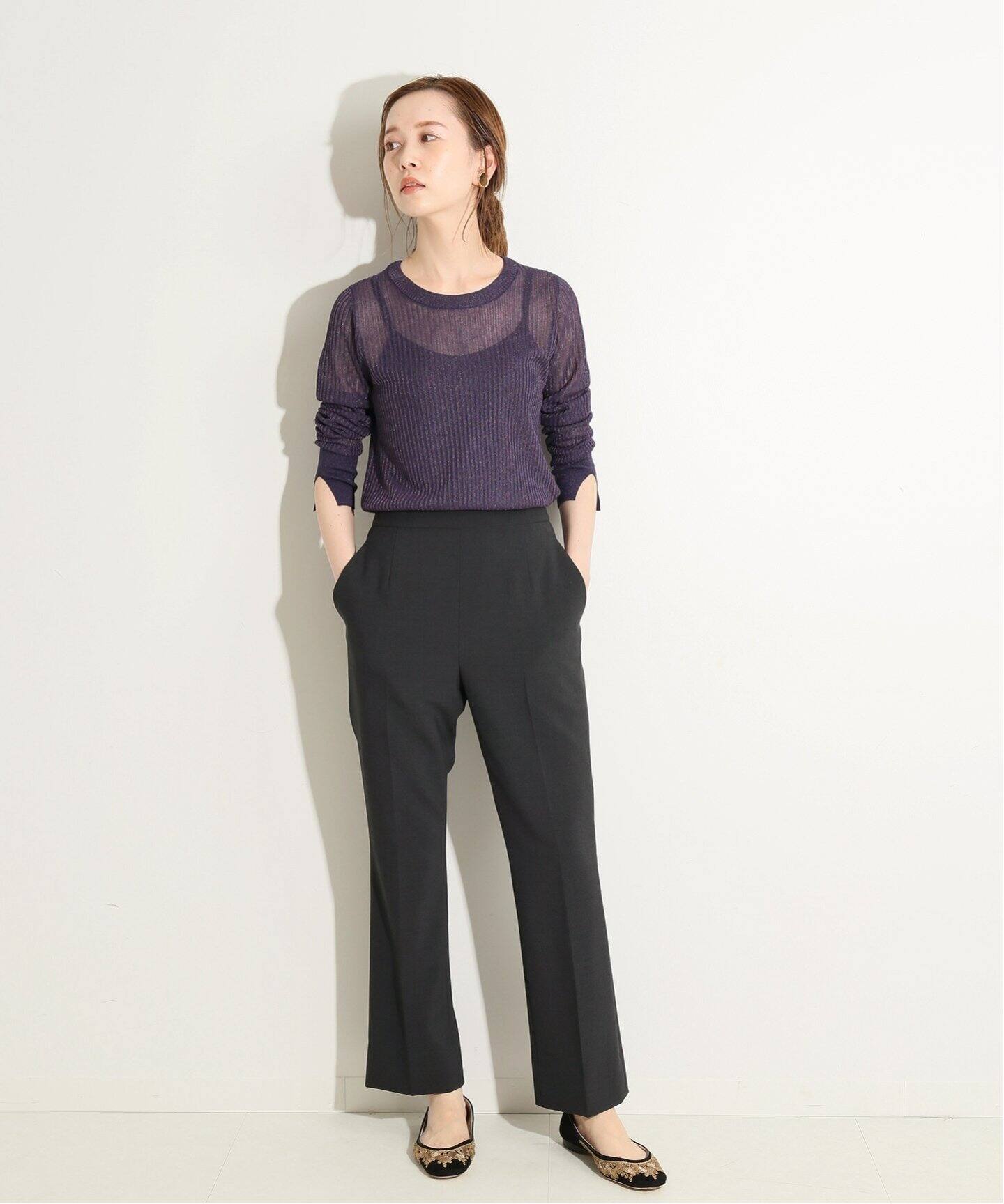 IENA LA BOUCLE T/Wストレッチ フレアパンツ◇|IENA(イエナ)公式の IENA LA BOUCLE T/Wストレッチ フレアパンツ◇|IENA(イエナ)公式の
