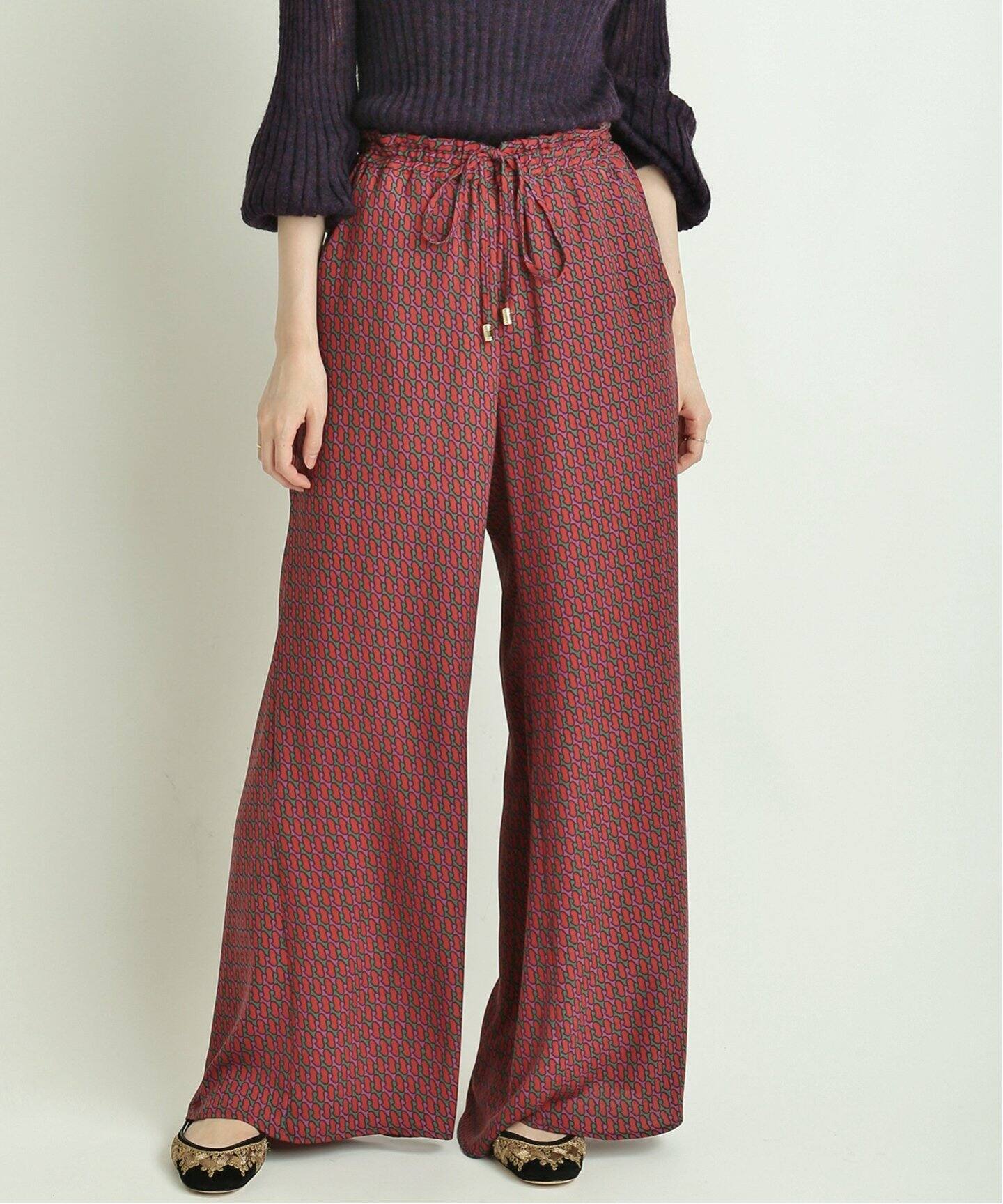 Iena La Boucle ジオメプリントイージーパンツ Iena イエナ 公式のファッション通販 Baycrew S Store