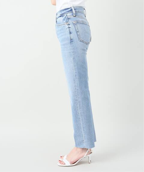 Re Done リダーン High Rise Stone Pipe Bk デニムパンツ Plage