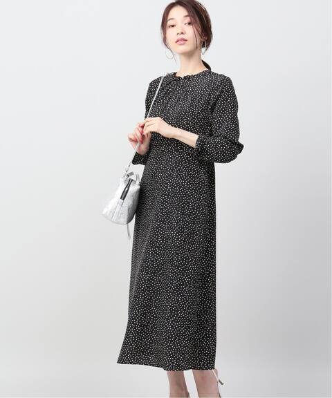 デシンランダムドットワンピース La Totalite ラ トータリテ 公式のファッション通販 Baycrew S Store