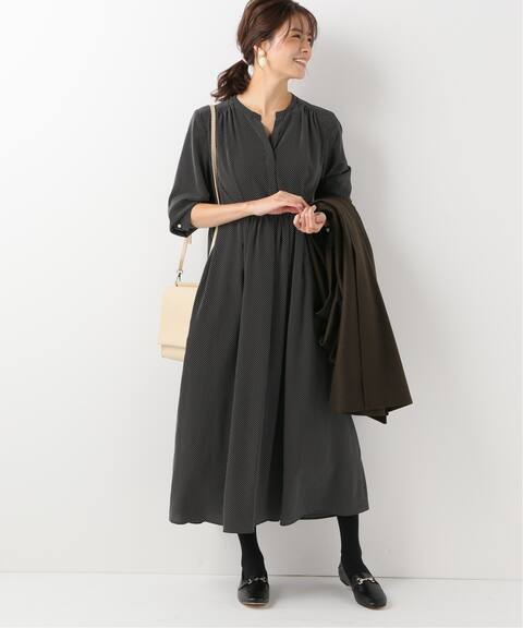 配色デシンワンピース La Totalite ラ トータリテ 公式のファッション通販 Baycrew S Store