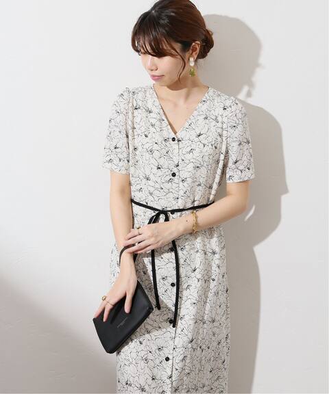 ナシジフラワープリントワンピース La Totalite ラ トータリテ 公式のファッション通販 Baycrew S Store