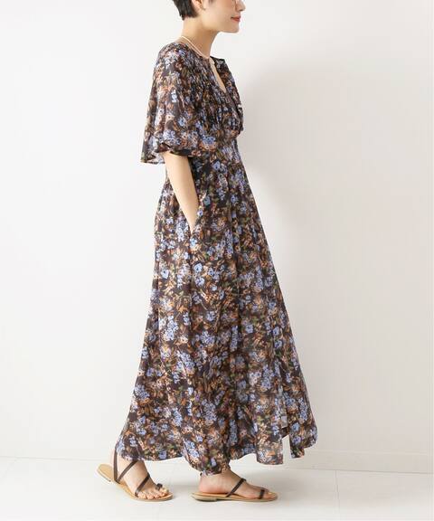 ハンドドローフローラシャーリングワンピース Spick And Span スピック スパン 公式のファッション通販 Baycrew S Store