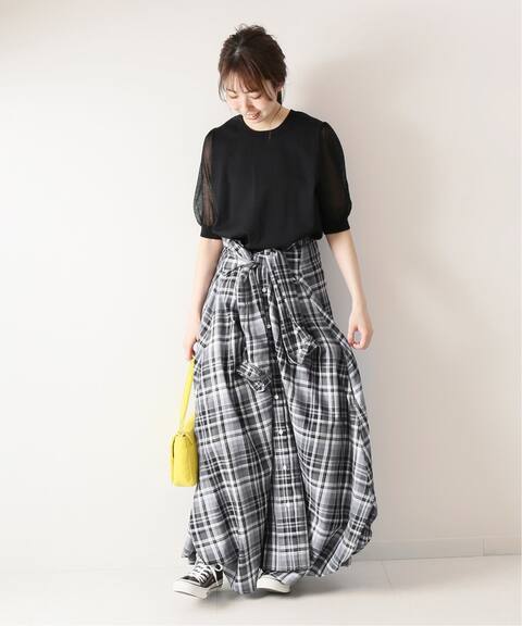 マルチタータンチェックフレアシャツワンピ Spick And Span スピック スパン 公式のファッション通販 Baycrew S Store