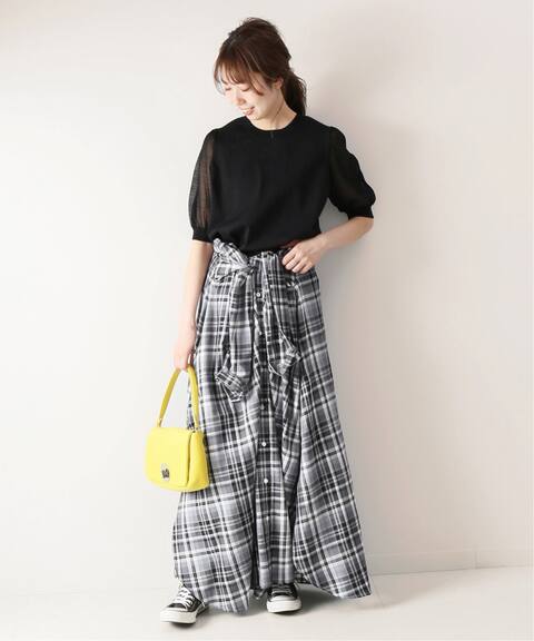 マルチタータンチェックフレアシャツワンピ Spick And Span スピック スパン 公式のファッション通販 Baycrew S Store