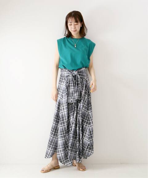 マルチタータンチェックフレアシャツワンピ Spick And Span スピック スパン 公式のファッション通販 Baycrew S Store