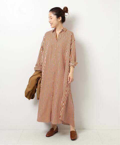 Emmetex ストライプシャツワンピース Spick And Span スピック スパン 公式のファッション通販 Baycrew S Store