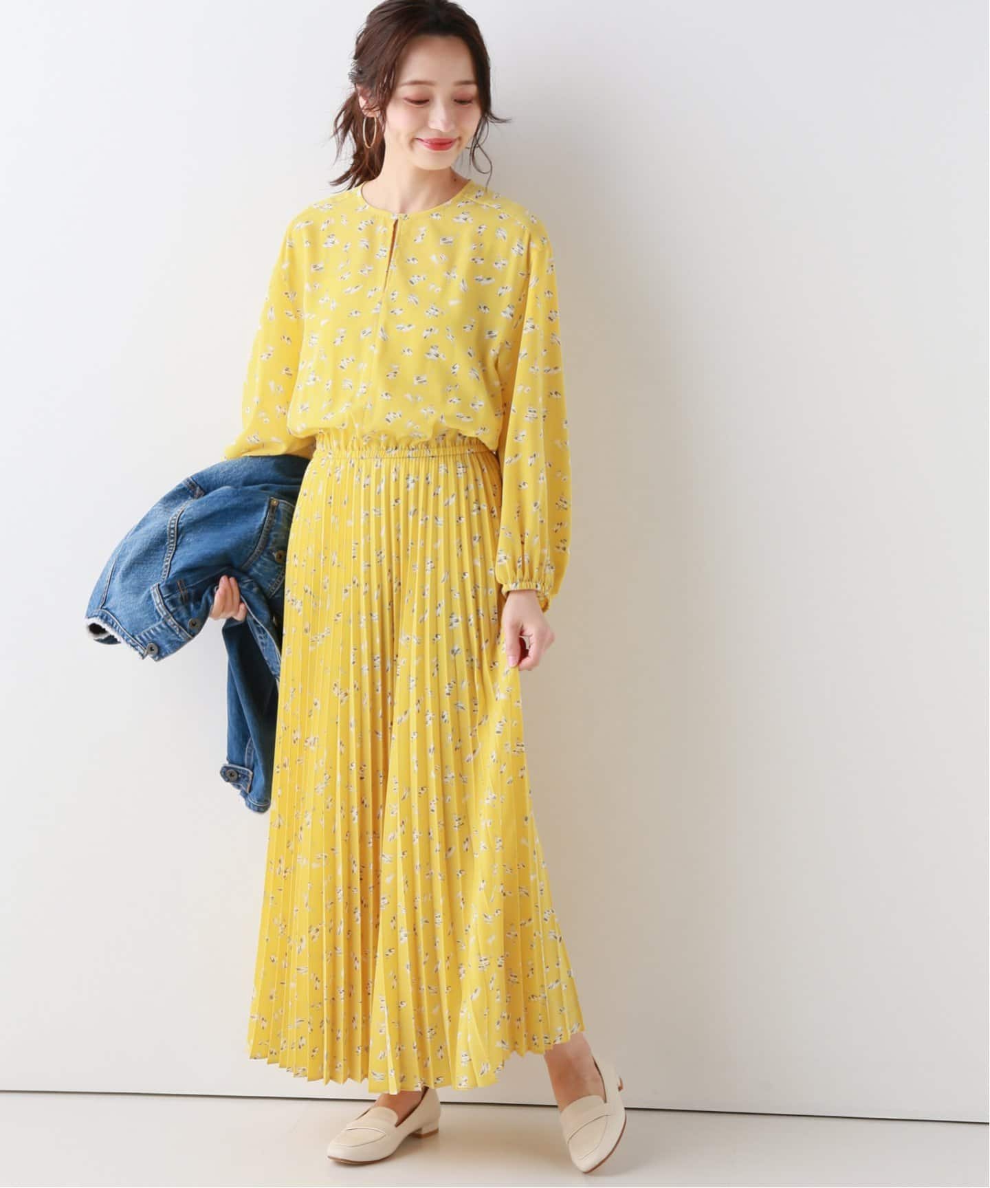 New限定品 美品 スピックアンドスパン プリーツワンピース ロングワンピース マキシワンピース Guiacieneguilla Com