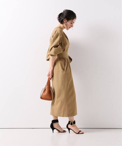 ギャザースリーブiラインワンピース Spick And Span スピック スパン 公式のファッション通販 Baycrew S Store