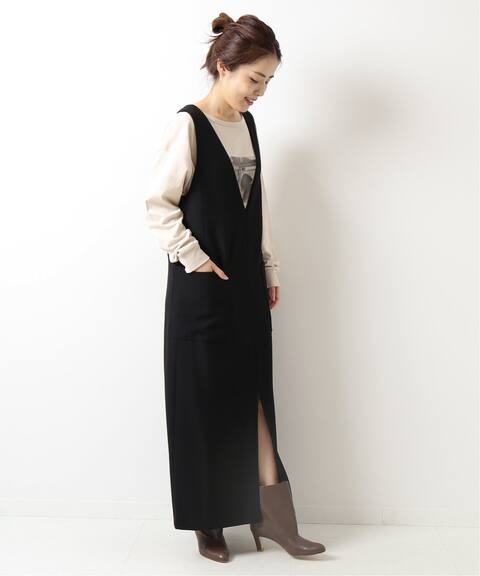 追加 ダブルクロスvネック ワンピース4 Spick And Span スピック スパン 公式のファッション通販 Baycrew S Store